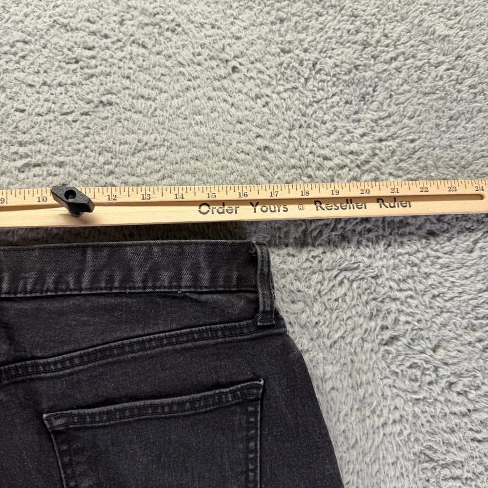 Old Navy Built-In Flex Jeans‎ Mens 34x32 Black Cotton Denim Straight Leg Stretch